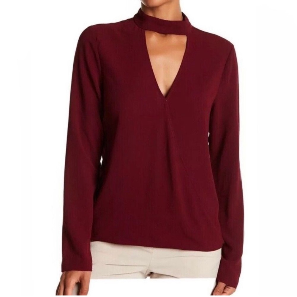 WAYF Take Me Away Wrap Blouse